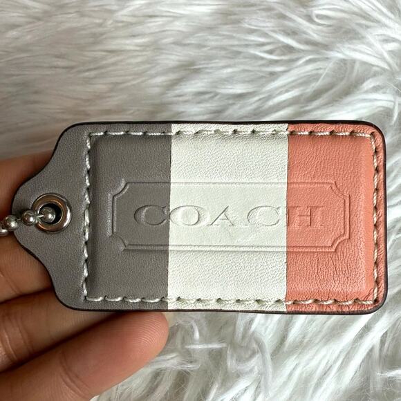 3" COACH Fob Bag Charm Hang tag Hangtag - Picture 1 of 2